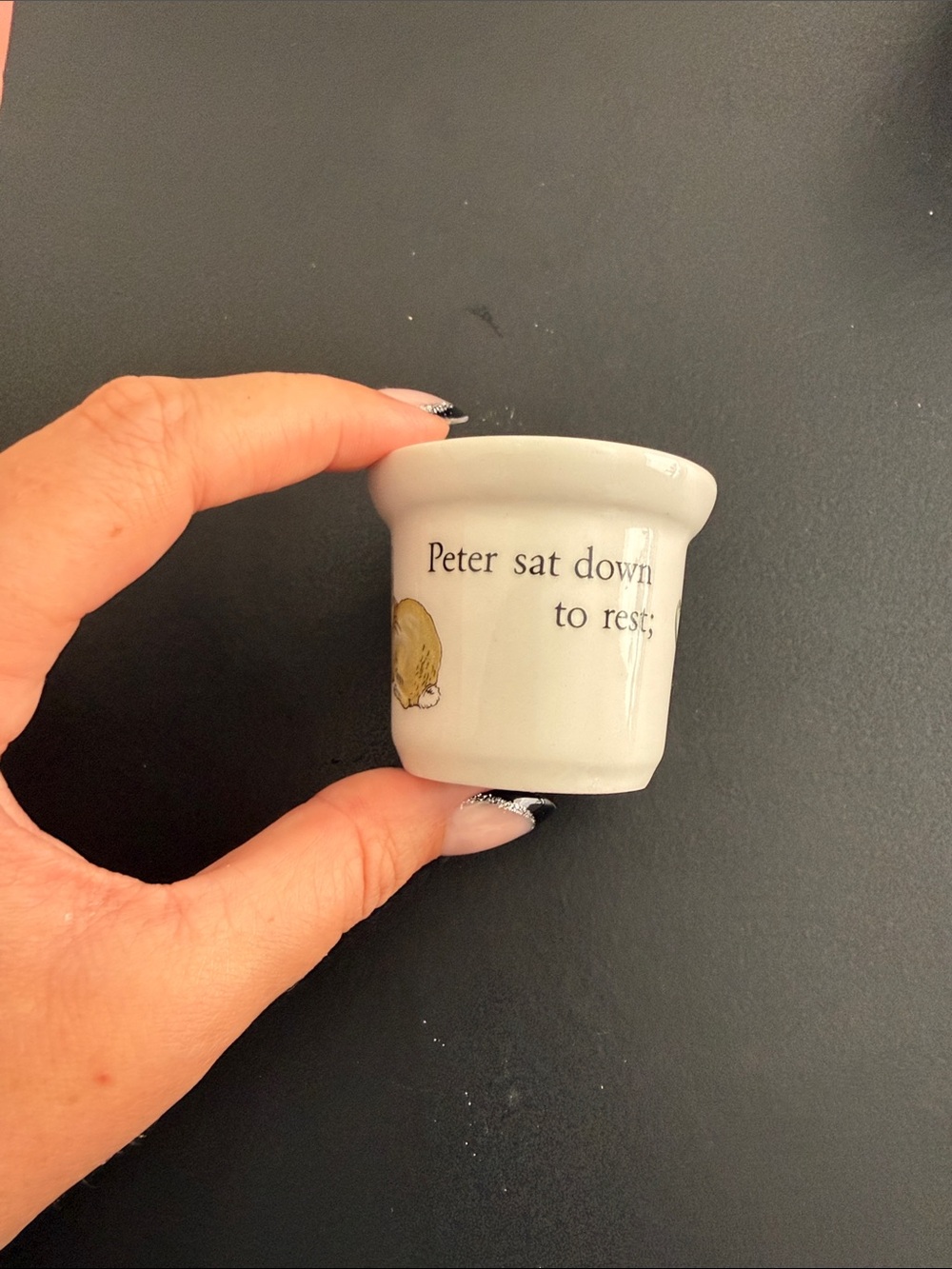 Beatrix Potter Peter Rabbit Ceramic Egg Cup - Picture 2 of 6